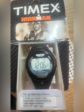 Timex Ironman Digital INDIGLO Sport Watch - Black Unisex